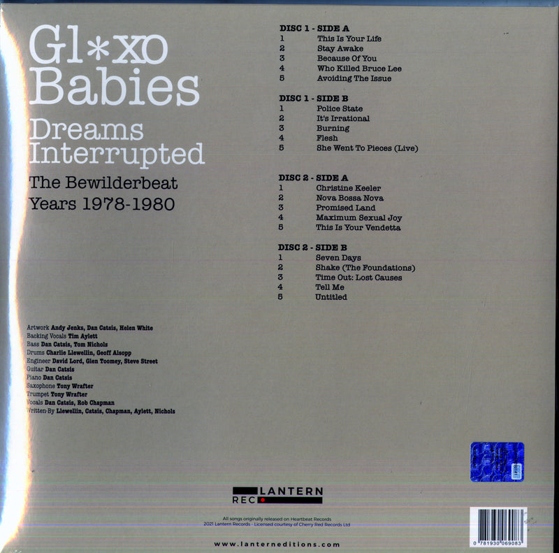 Glaxo Babies - Dreams Interrupted: The Bewilder Eat Years 78-80 Lp 0781930069083