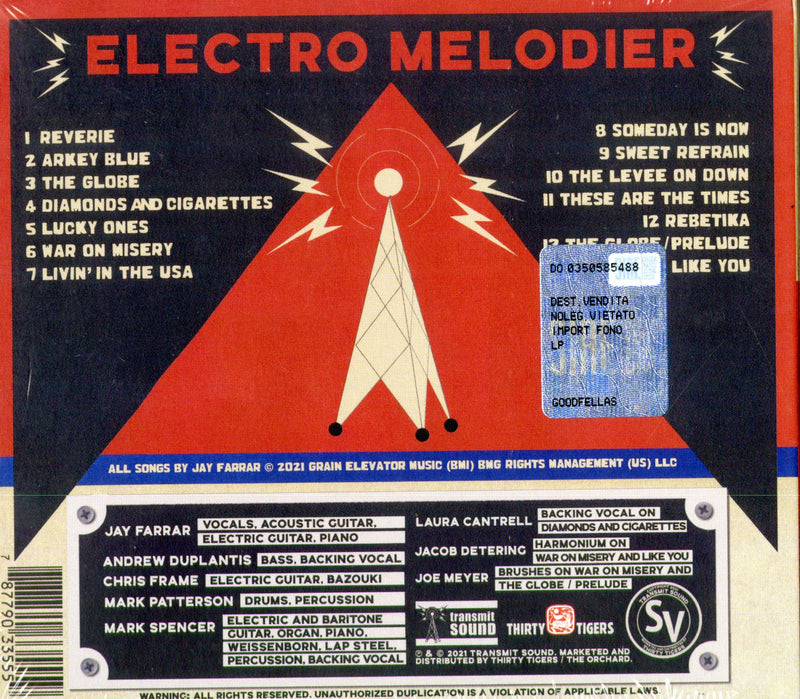 Son Volt - Electro Melodier Cd 0787790335559