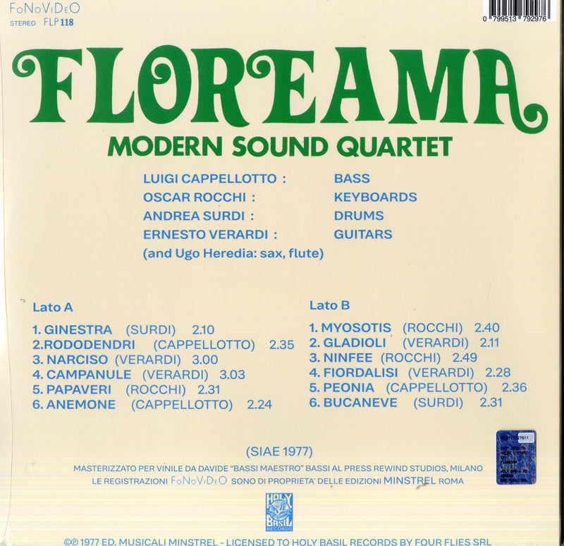 Modern Sound Quartet - Florema Lp 0799513792976