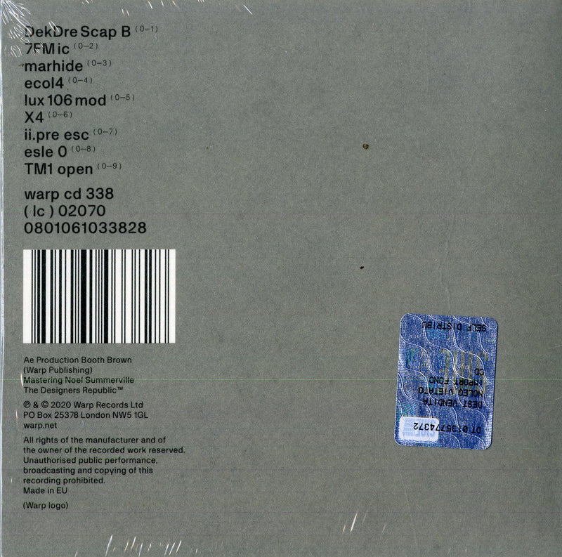 Autechre - Plus Cd 0801061033828