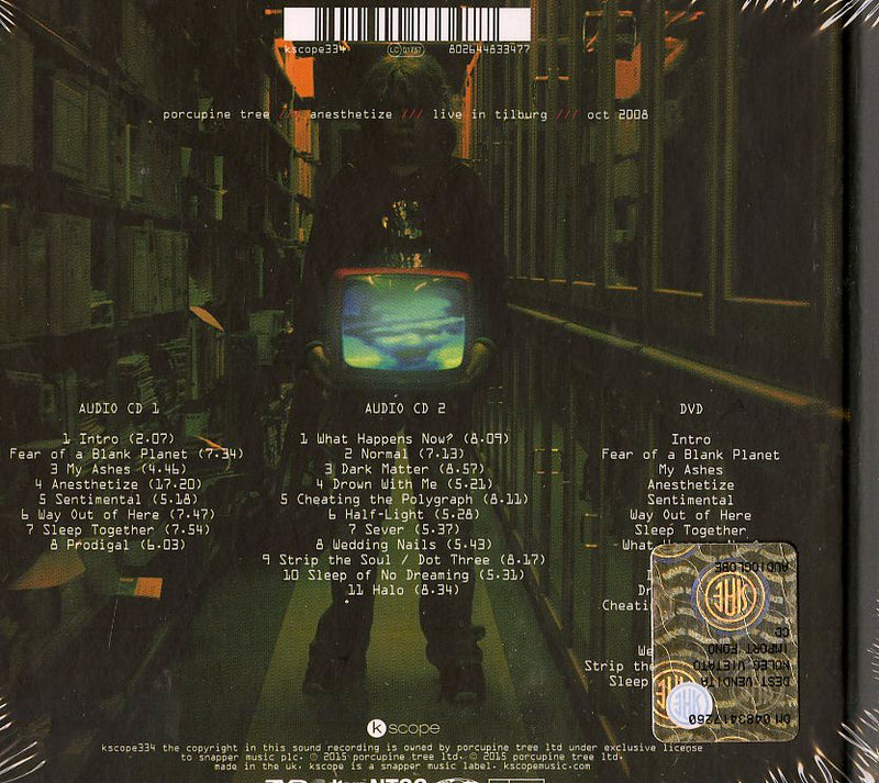 Porcupine Tree - Anesthetize (2Cd+Dvd) Cd 0802644833477