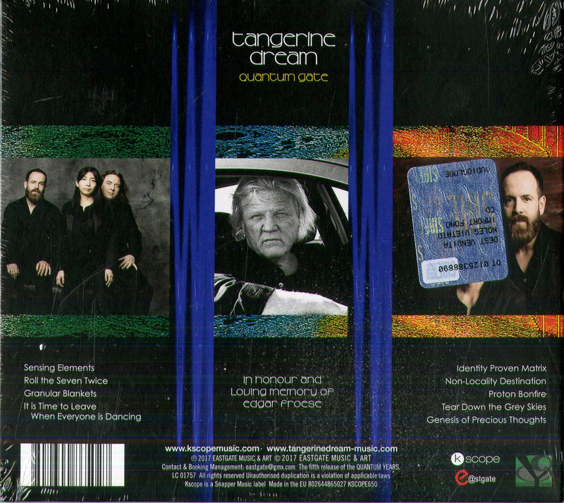 Tangerine Dream - Quantum Gate CD 0802644865027