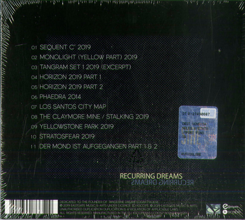 Tangerine Dream - Recurring Dreams Cd 0802644866529