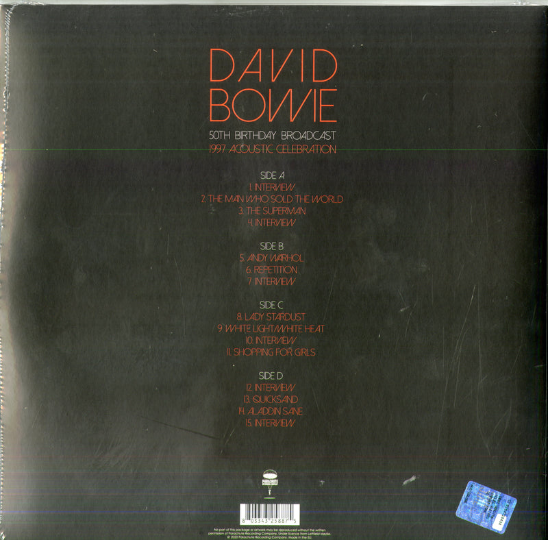 Bowie David - 50 Th Birthday Broadcast Lp 0803343258875