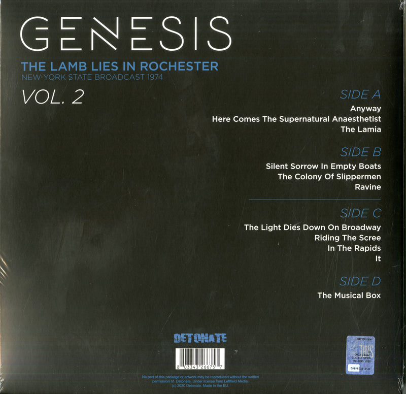 Genesis - The Lamb Lies In Rochester Vol.2 Lp 0803343266757
