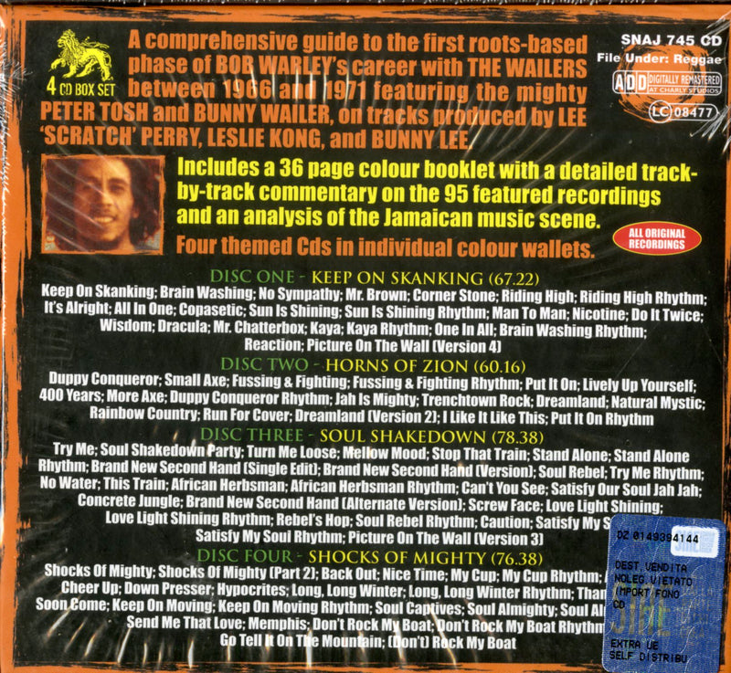 Marley Bob & The Wailers - Trench Town Rock (3 Cd Box Set) Cd 0803415574520