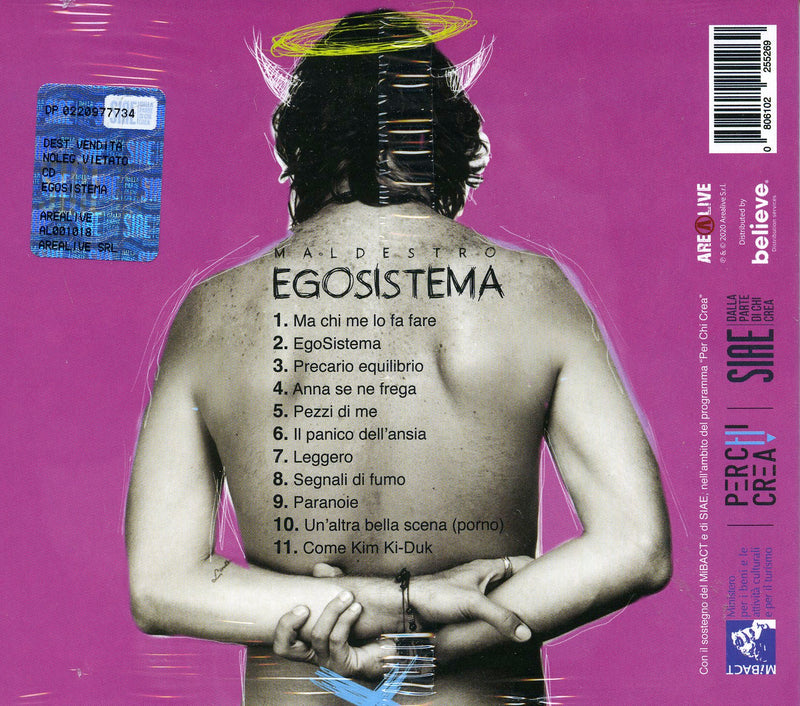Maldestro - Egosistema Cd 0806102255269