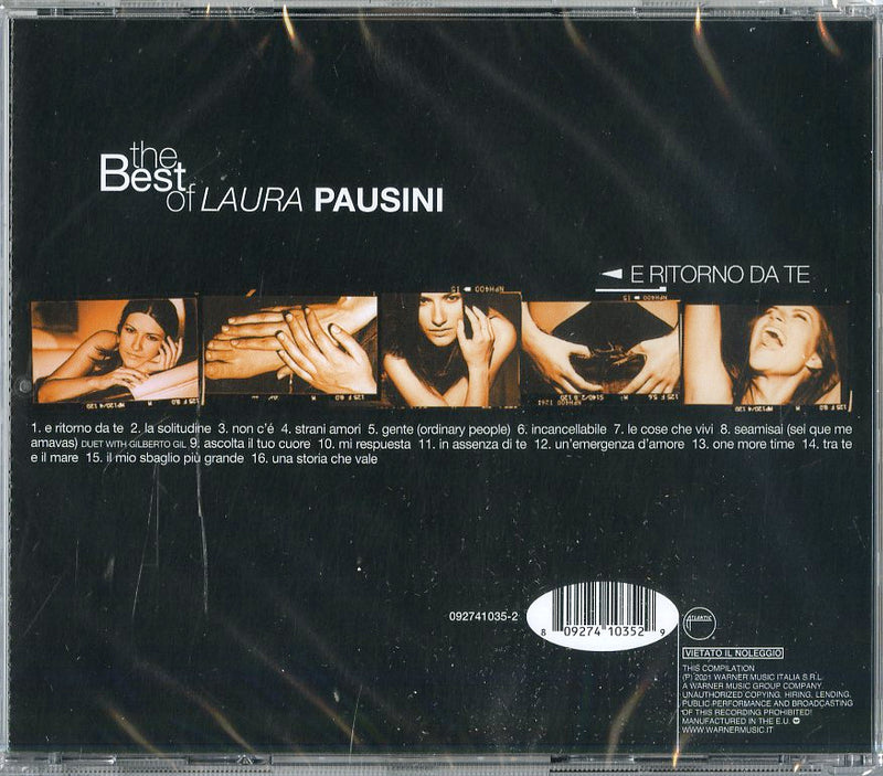 Pausini Laura - The Best Of Laura Pausini Cd 0809274103529