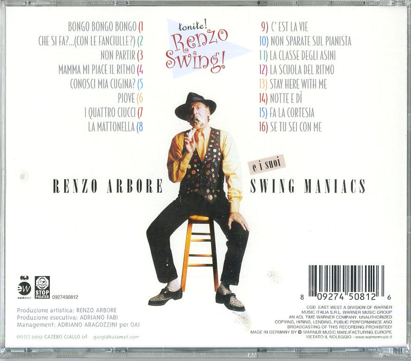 Arbore Renzo - Renzo Swing Cd 0809274508126