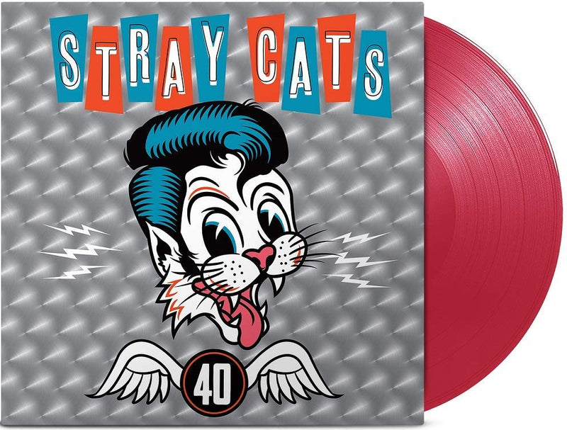 Stray Cats - 40 (Vinyl Red Limited Edt.) Vinile LP - Vinyl record 0810020501315