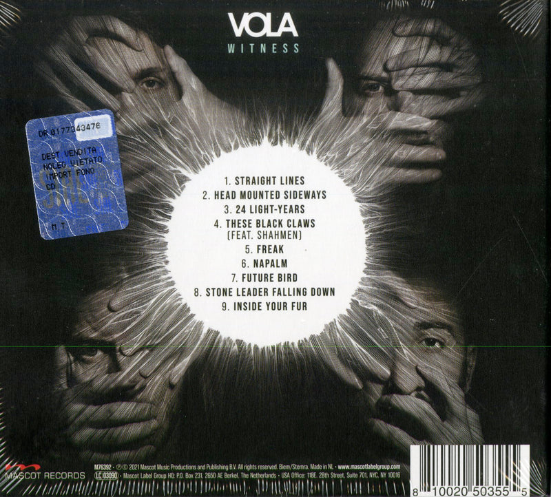 Vola - Witness (Digipack) Cd 0810020503555