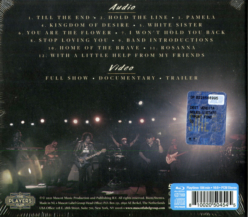 Toto - With A Little Help From My Friends (Cd + Blu Ray Digipack) Cd 0810020504545