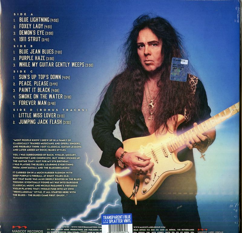 Malmsteen Yngwie - Blue Lightning (Vinyl Blue Transparent Splatter) Lp 0810020504828