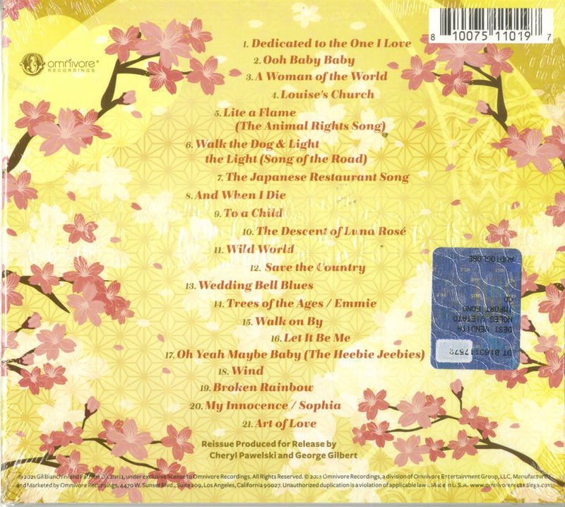 Nyro Laura - Trees Of The Ages Laura Nyro Live Cd 0810075110197