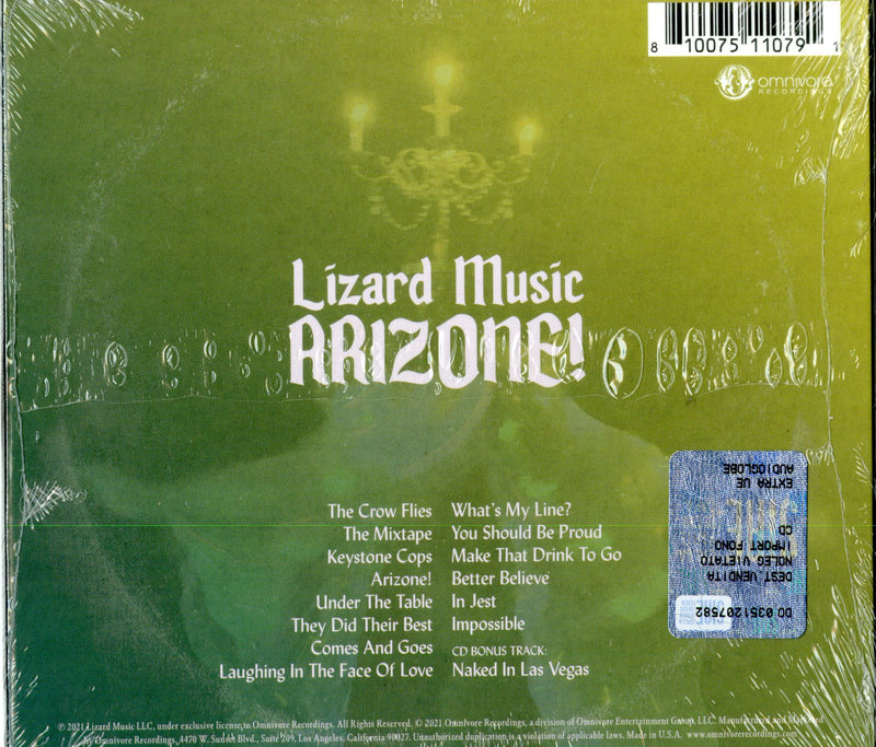 Lizard Music - Arizone! Cd 0810075110791