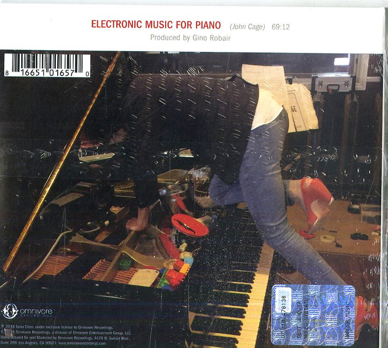 Tania Chen (Piano) - Electronic Music For Piano Cd 0816651016570