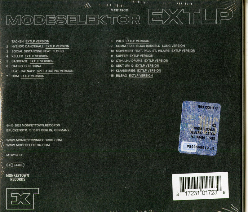 Modeselektor - Extlp Cd 0817231017239