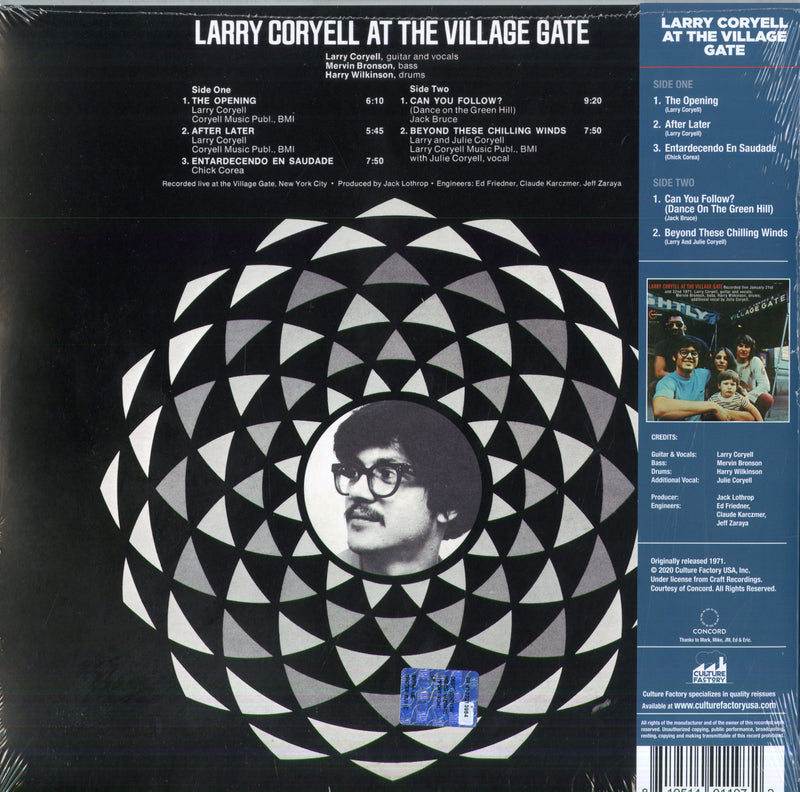 Coryell Larry - At The Village Gate (Vinyl Blue Double Split Limited Edt.) (Rsd 21) Lp 0819514011972