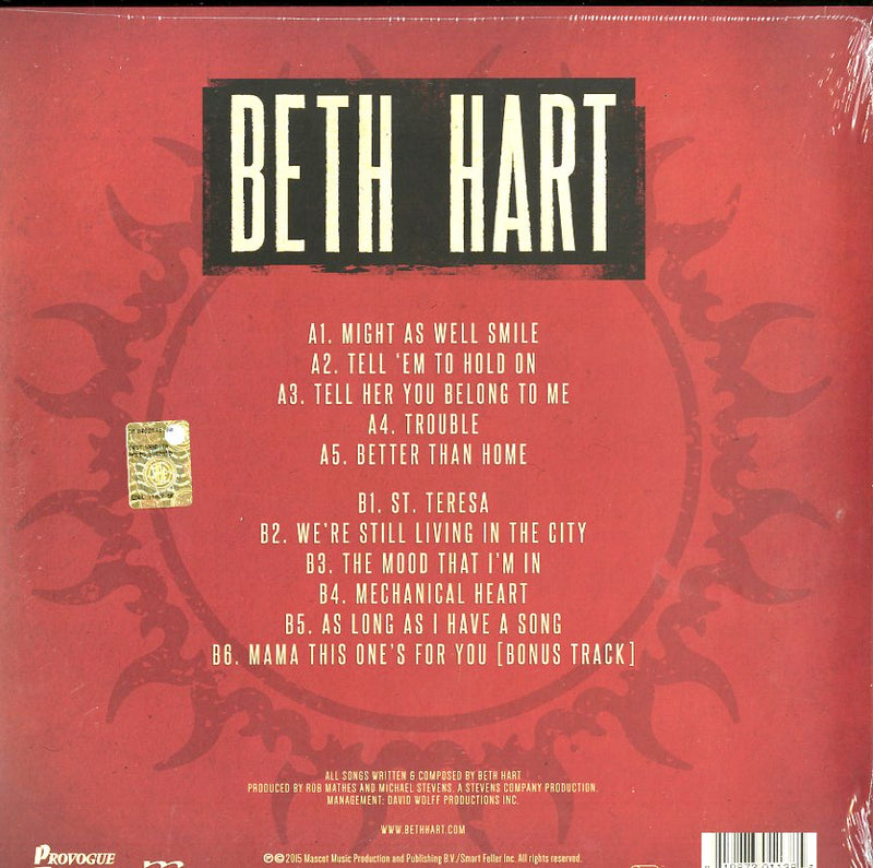 Hart Beth - Better Than Home (Lpred Vinyl+Mp3) Lp 0819873011385