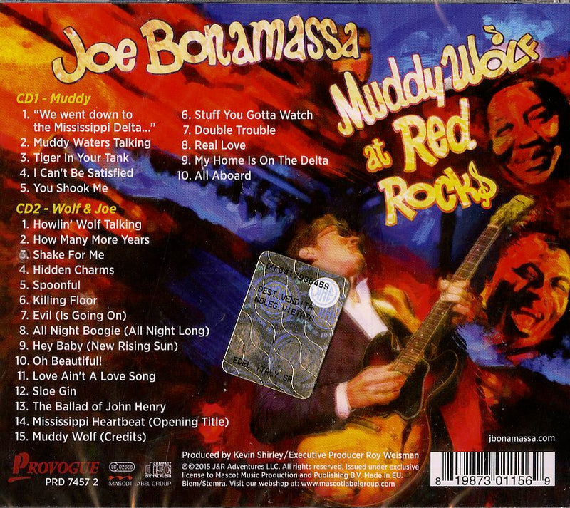 Bonamassa Joe - Muddy Wolf At Red Rocks CD 0819873011569