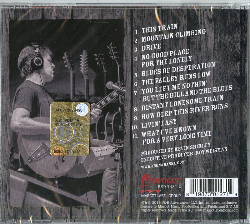 Bonamassa Joe - Blues Of Desperation CD 0819873012719