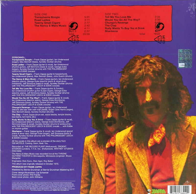 Zappa Frank - Chunga'S Revenge (180 Gr.) Lp 0824302384411