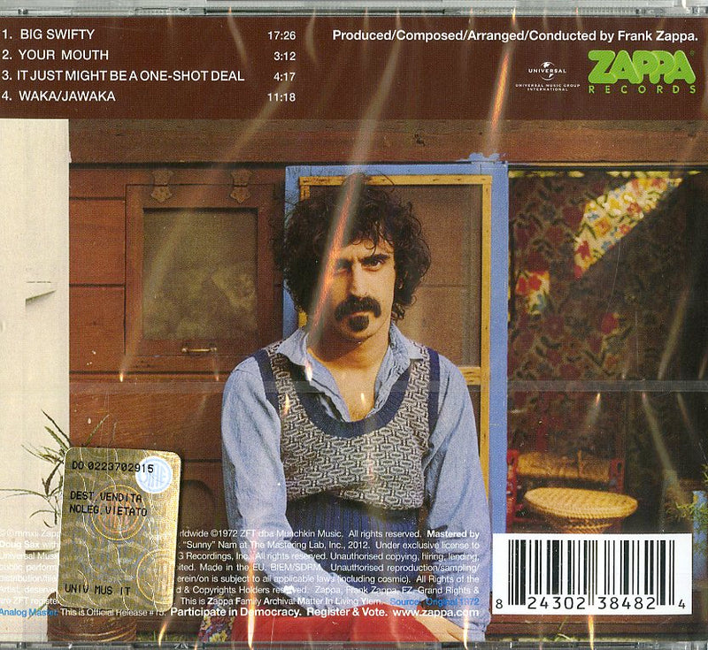 Zappa Frank - Waka Jawaka Cd 0824302384824