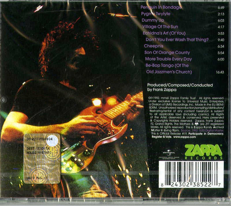 Zappa Frank - Roxy & Elsewhere Cd 0824302385227