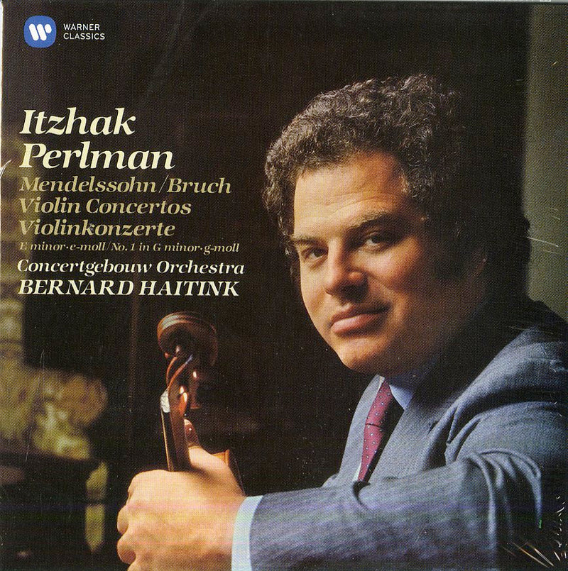 Perlman Itzhak( Violino), Concertgebouw Orchestra, Bernard Haitink( Direttore) - Concerti Per Violino (Violin Concerto In E Minor, Op. 64,No. 1 In G Minor,Op.26) CD 0825646129911