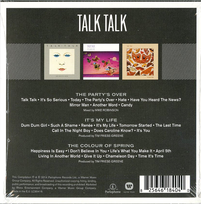 Talk Talk - The Triple Album Collection Cd 0825646184040