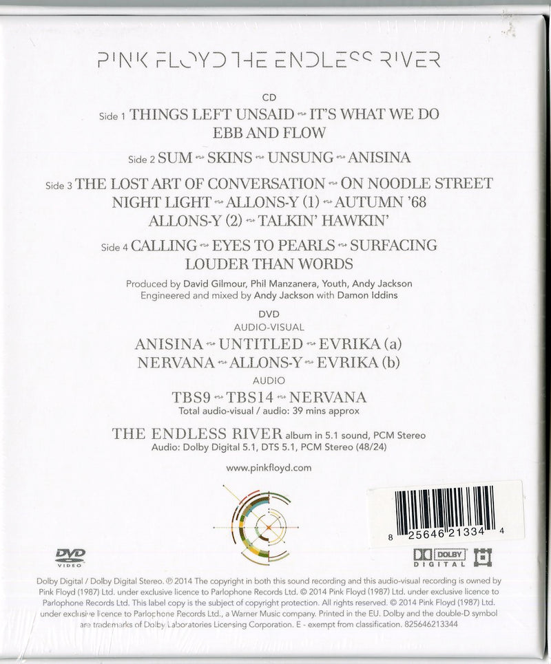 Pink Floyd - The Endless River (Cd+Dvd Deluxe Edt.) Cd 0825646213344