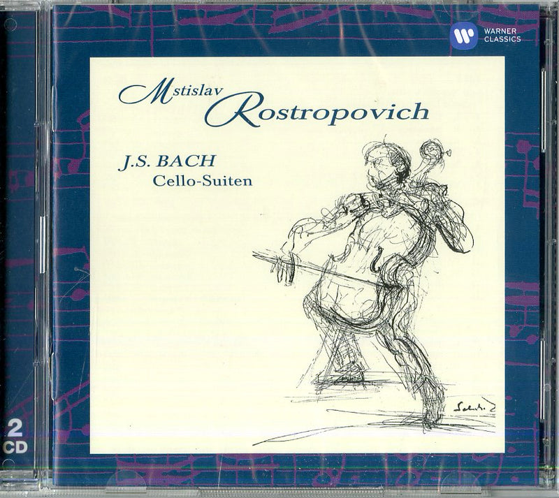 Rostropovic Mstislav( Violoncello) - Cello Suites Nos.1-6,Bwv1007-1012 (6 Suites Per Violoncello Solo) Cd 0825646241996