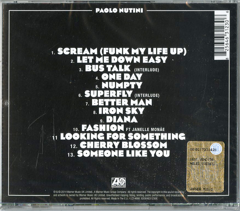 Nutini Paolo - Caustic Love Cd 0825646312306