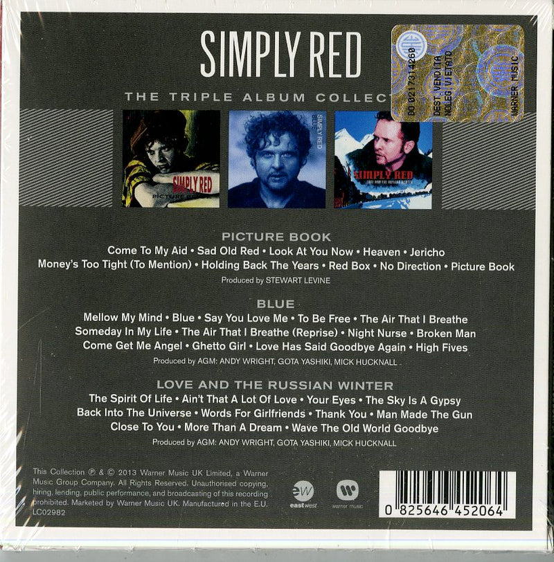 Simply Red - The Triple Album Collection Cd 0825646452064