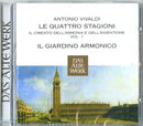 Il Giardino Armonico, Antonini( Direttore), Onofri( Violino), Grazzi( Oboe) - Le Quattro Stagioni (Il Cimento Dell'Armonia E Dell'Inventione, Vol.1) Cd 0825646480906