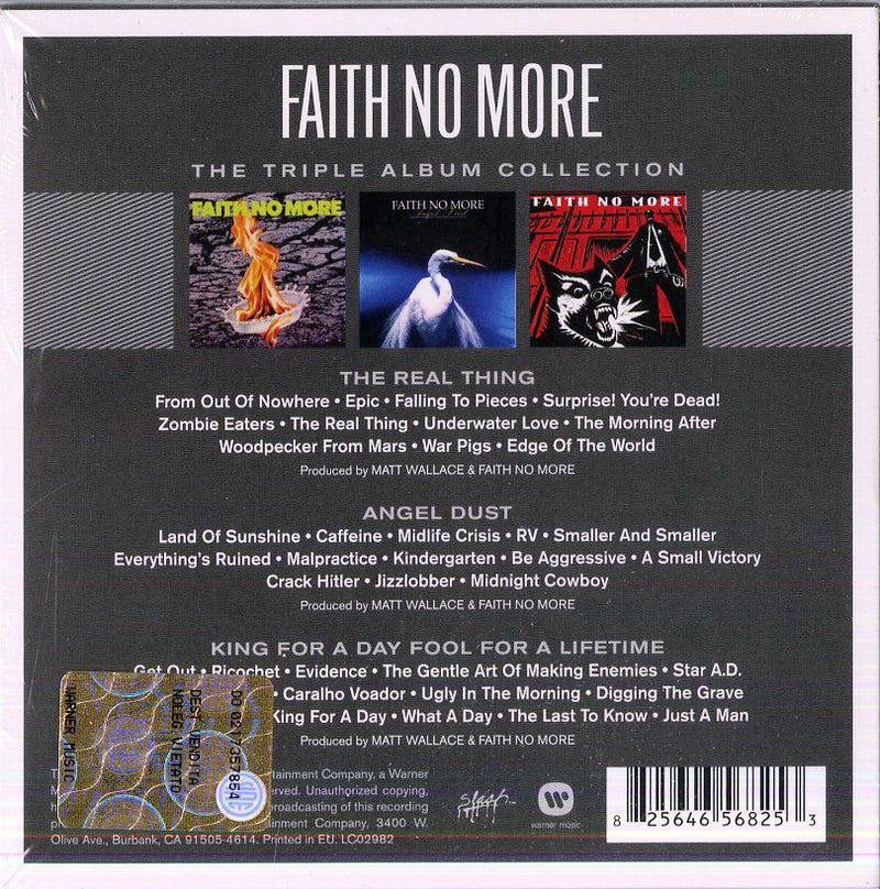 Faith No More - The Triple Album Collection Cd 0825646568253