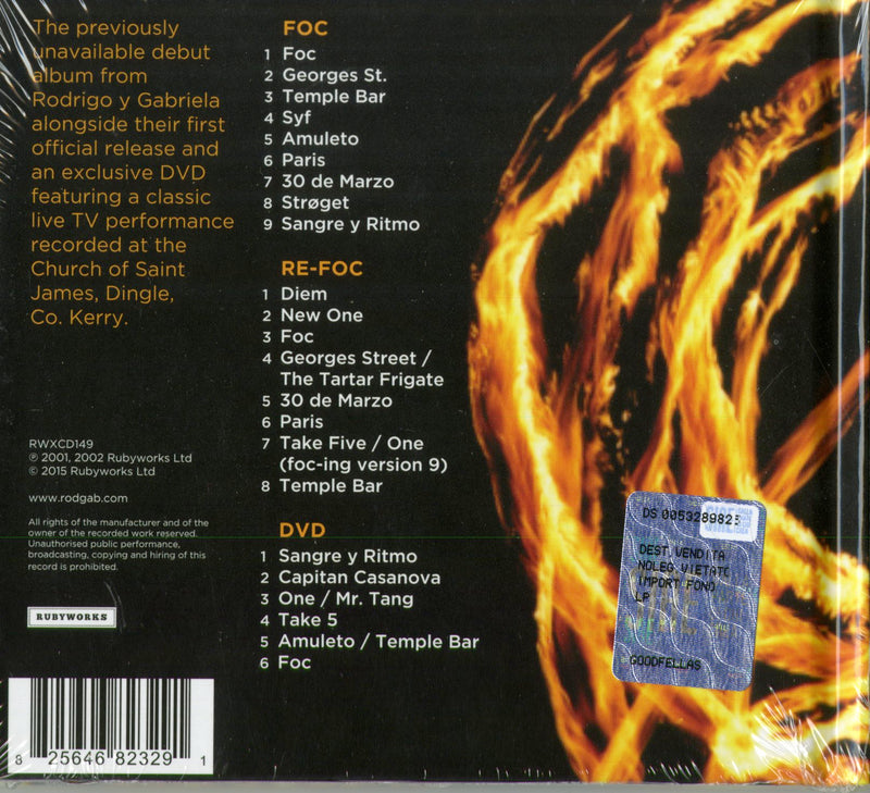 Rodrigo Y Gabriela - Foc Re-Foc (Box Set) Cd 0825646823291