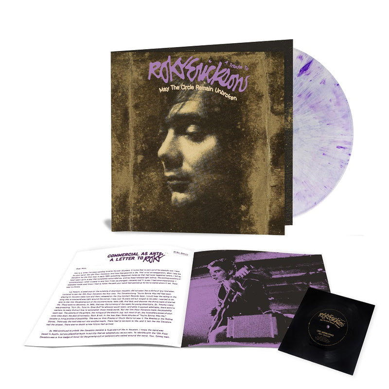 Compilation - May The Circle Remain Unbroken: A Tribute To Rocky Erickson (Vinyl Violet Marble Lp 0826853118217