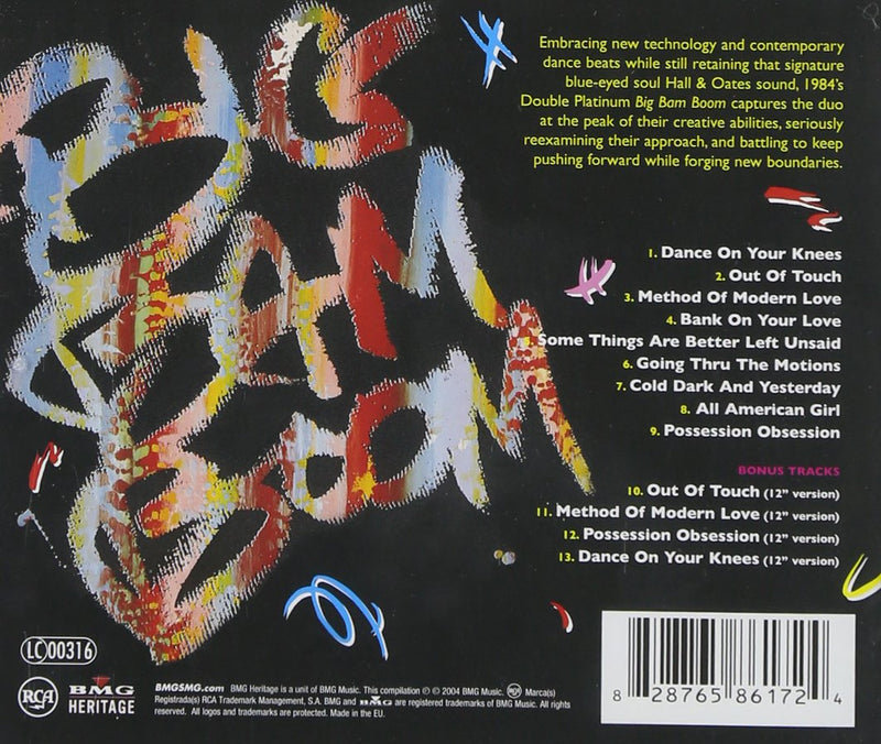 Hall Daryl & Oates John - Big Bam Boom (Remastered) CD 0828765861724