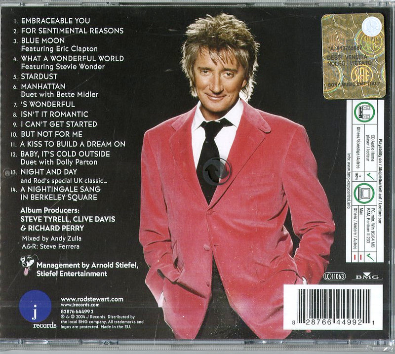 Stewart Rod - Stardust...Great American Songbook CD 0828766449921