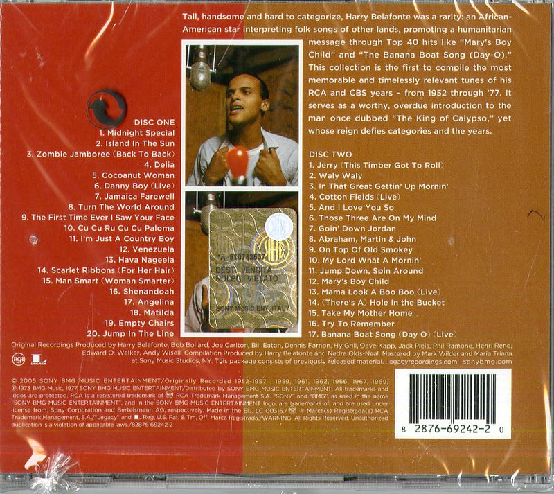 Belafonte Harry - The Essential Cd 0828766924220