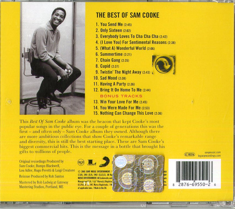 Cooke Sam - The Best Of Sam Cooke Cd 0828766955026