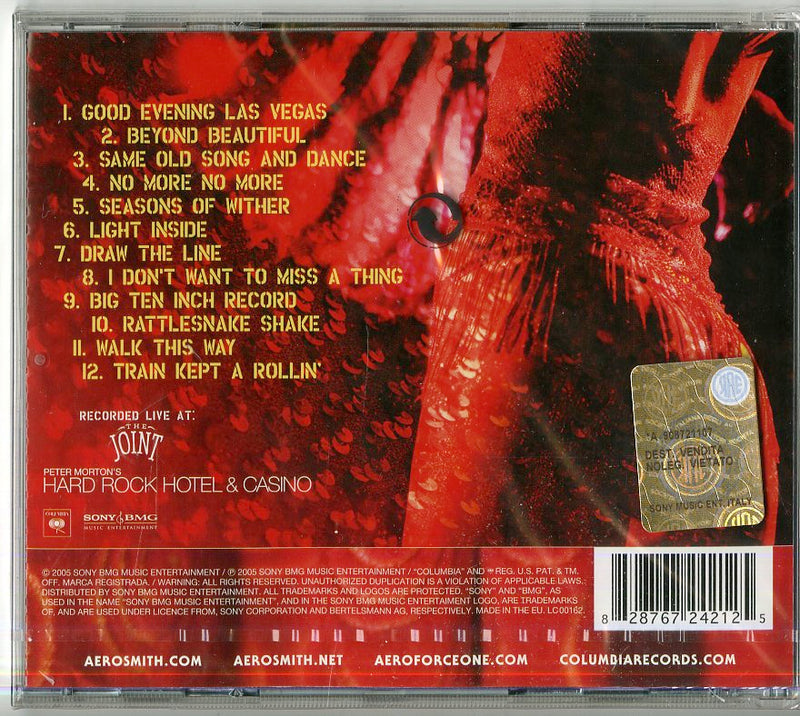 Aerosmith - Rockin'The Joint (Live At The Hard Cd 0828767242125