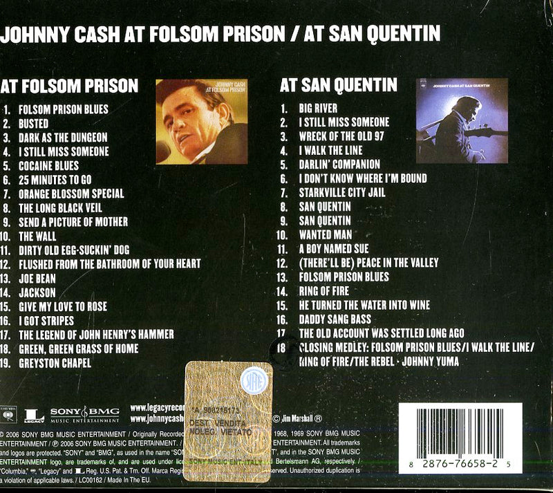 Cash Johnny - At San Quentin & At Folsom Prison Cd 0828767665825