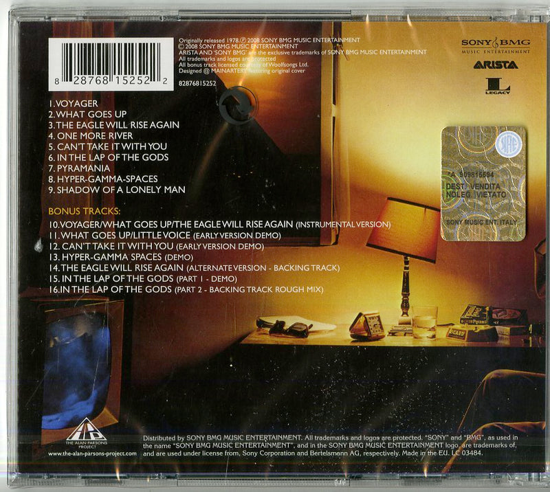 Parsons Alan Project - Pyramid (Bonus Tracks) Cd 0828768152522