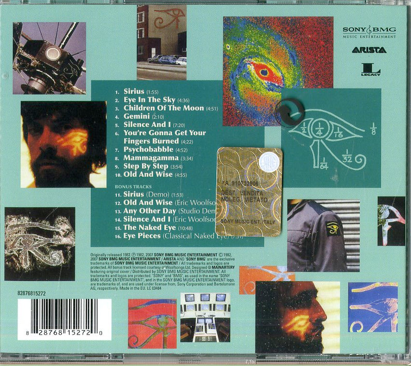 Parsons Alan Project - Eye In The Sky (25Th Anniv.Edt.) Cd 0828768152720