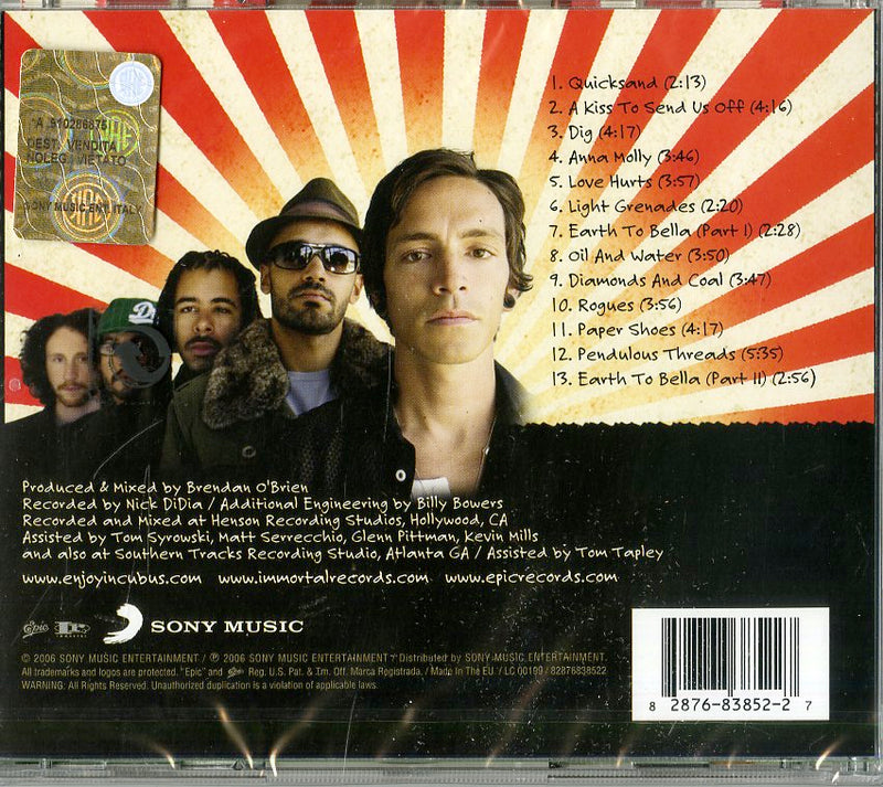 Incubus - Light Grenades Cd 0828768385227