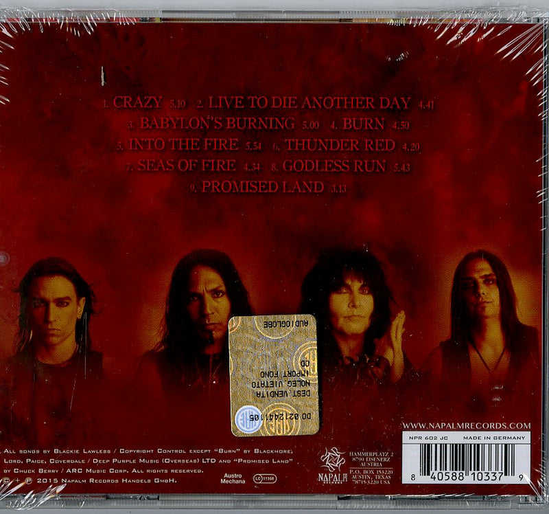 W.A.S.P. - Babylon Cd 0840588103379