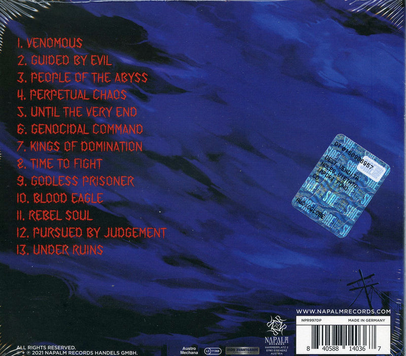 Nervosa - Perpetual Chaos Cd 0840588140367