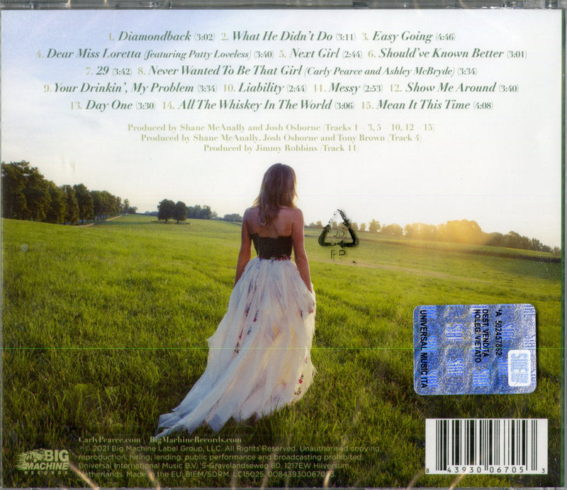 Pearce Carly - 29 Written In Stone Cd 0843930067053